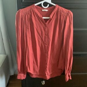 Burnt orange blouse